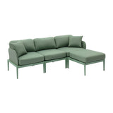 TOV Kapri Moss Green Modular Outdoor Sectional