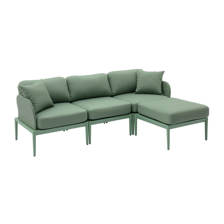 TOV Kapri Moss Green Modular Outdoor Sectional