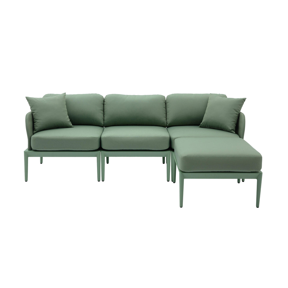 TOV Kapri Moss Green Modular Outdoor Sectional