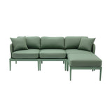TOV Kapri Moss Green Modular Outdoor Sectional