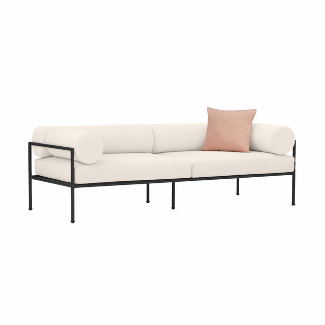 TOV Vera Cream Performance Fabric Outdoor Sofa