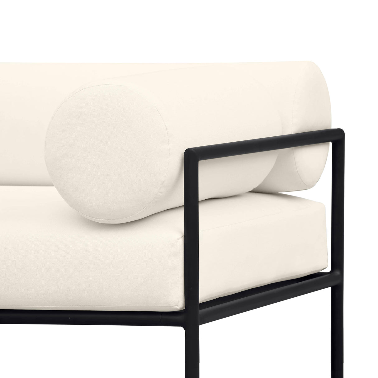 TOV Vera Cream Performance Fabric Outdoor Sofa