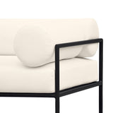 TOV Vera Cream Performance Fabric Outdoor Sofa