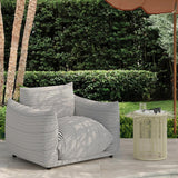 TOV Rafa Cream Outdoor Side Table