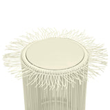 TOV Rafa Cream Outdoor Side Table
