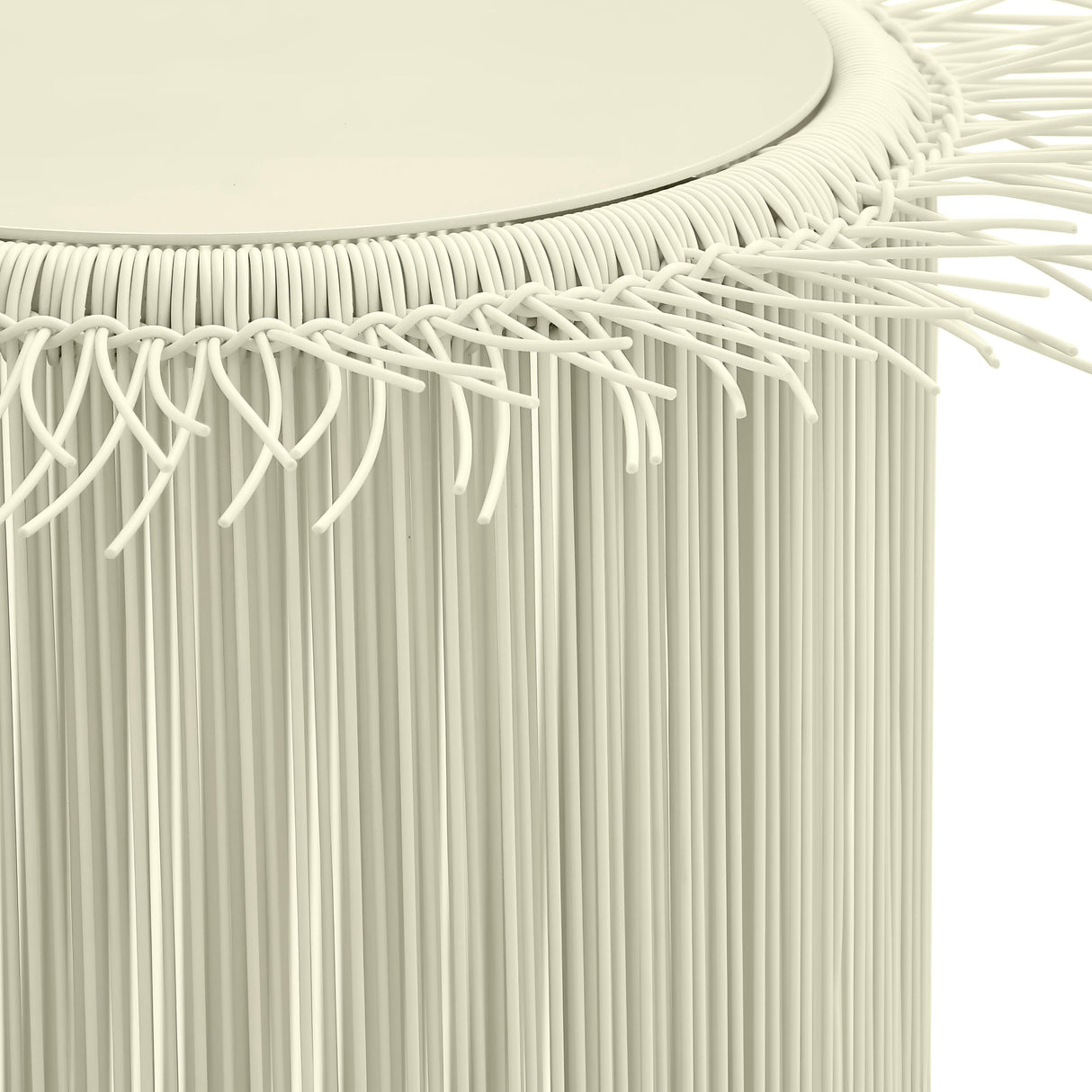 TOV Rafa Cream Outdoor Side Table