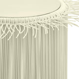 TOV Rafa Cream Outdoor Side Table
