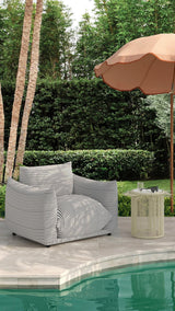 TOV Rafa Cream Outdoor Side Table