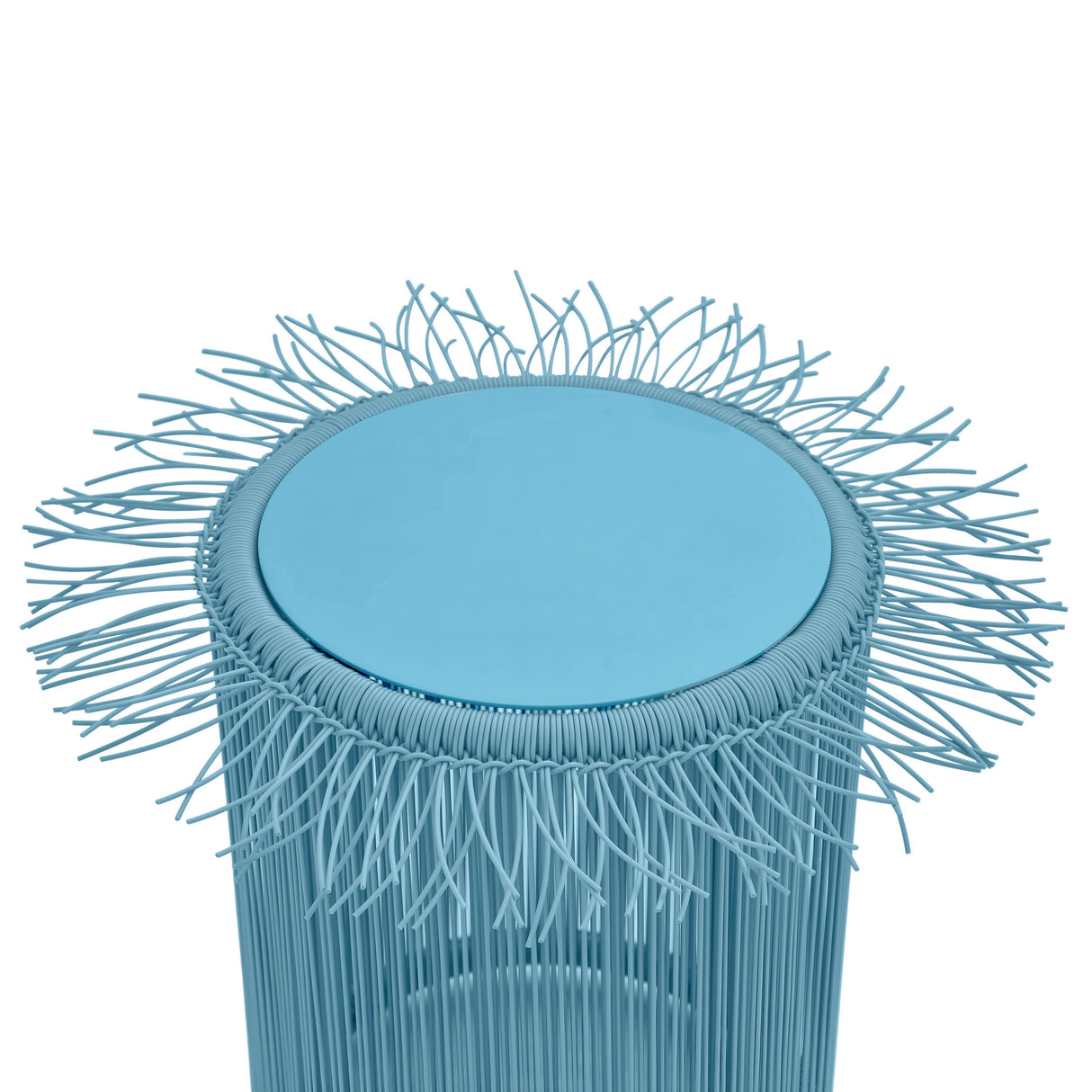 TOV Rafa Blue Outdoor Side Table