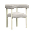 TOV Jackie Cream Outdoor Textured Dining Chair