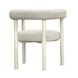 TOV Jackie Cream Outdoor Textured Dining Chair