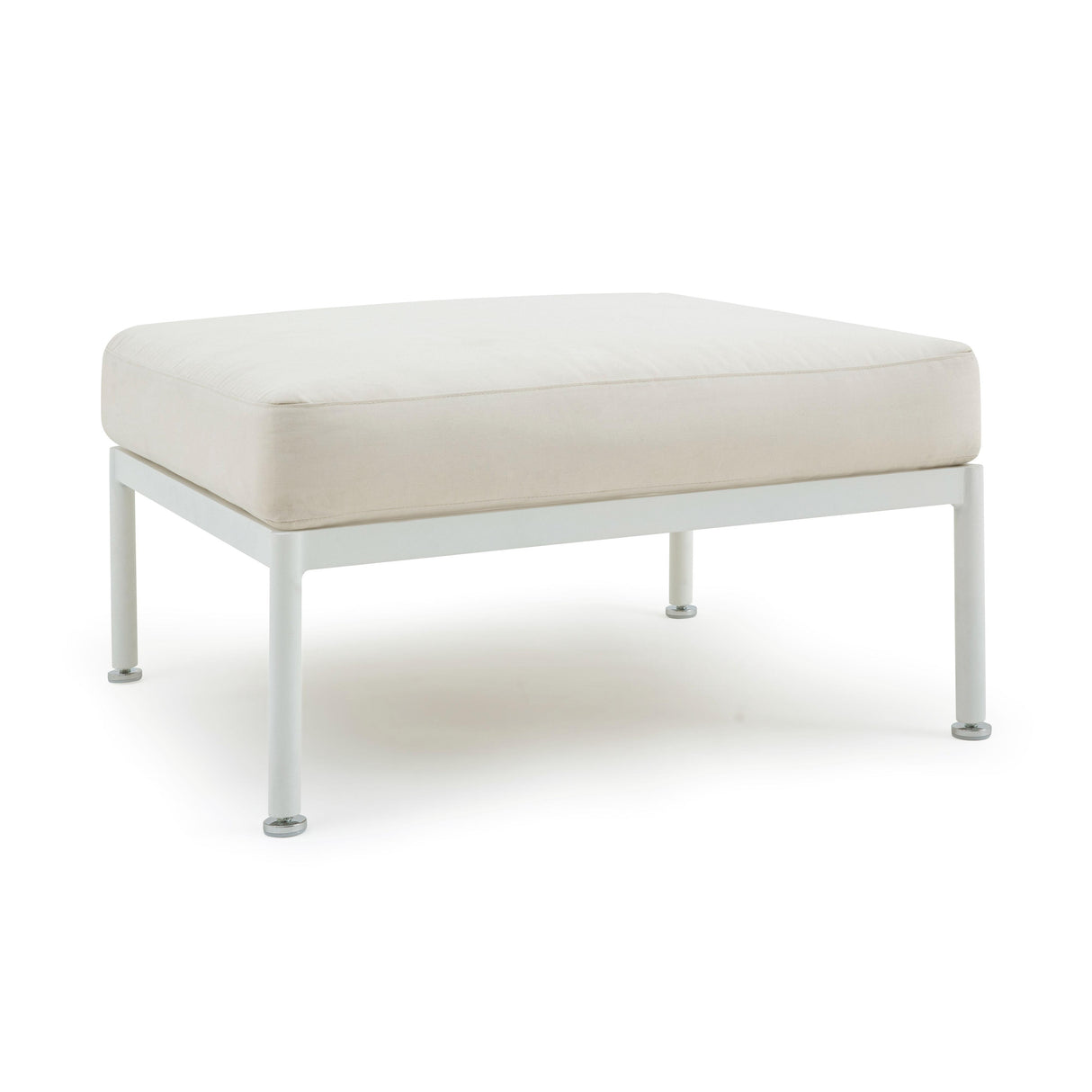 TOV Dunes Cream Outdoor Ottoman