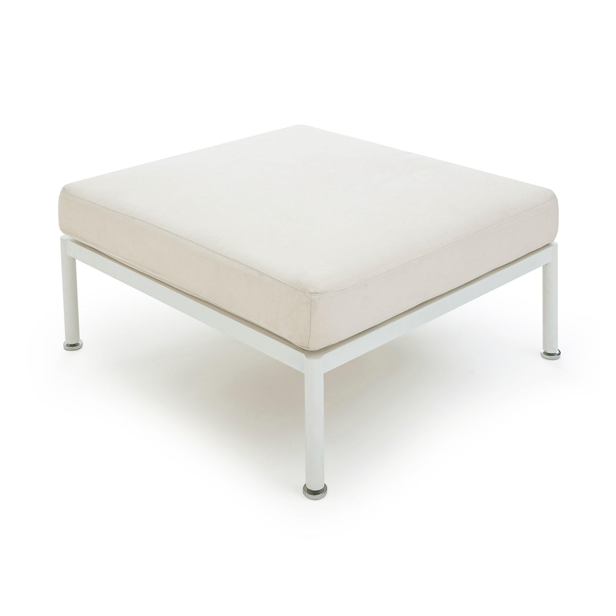 TOV Dunes Cream Outdoor Ottoman