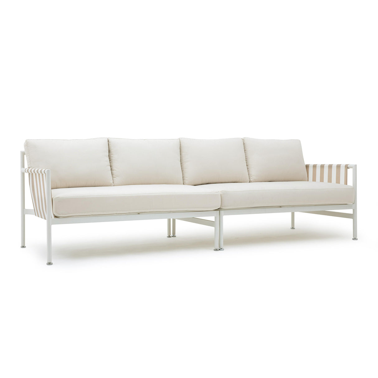 TOV Dunes Cream Outdoor 110" Sofa