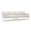 TOV Dunes Cream Outdoor 110" Sofa