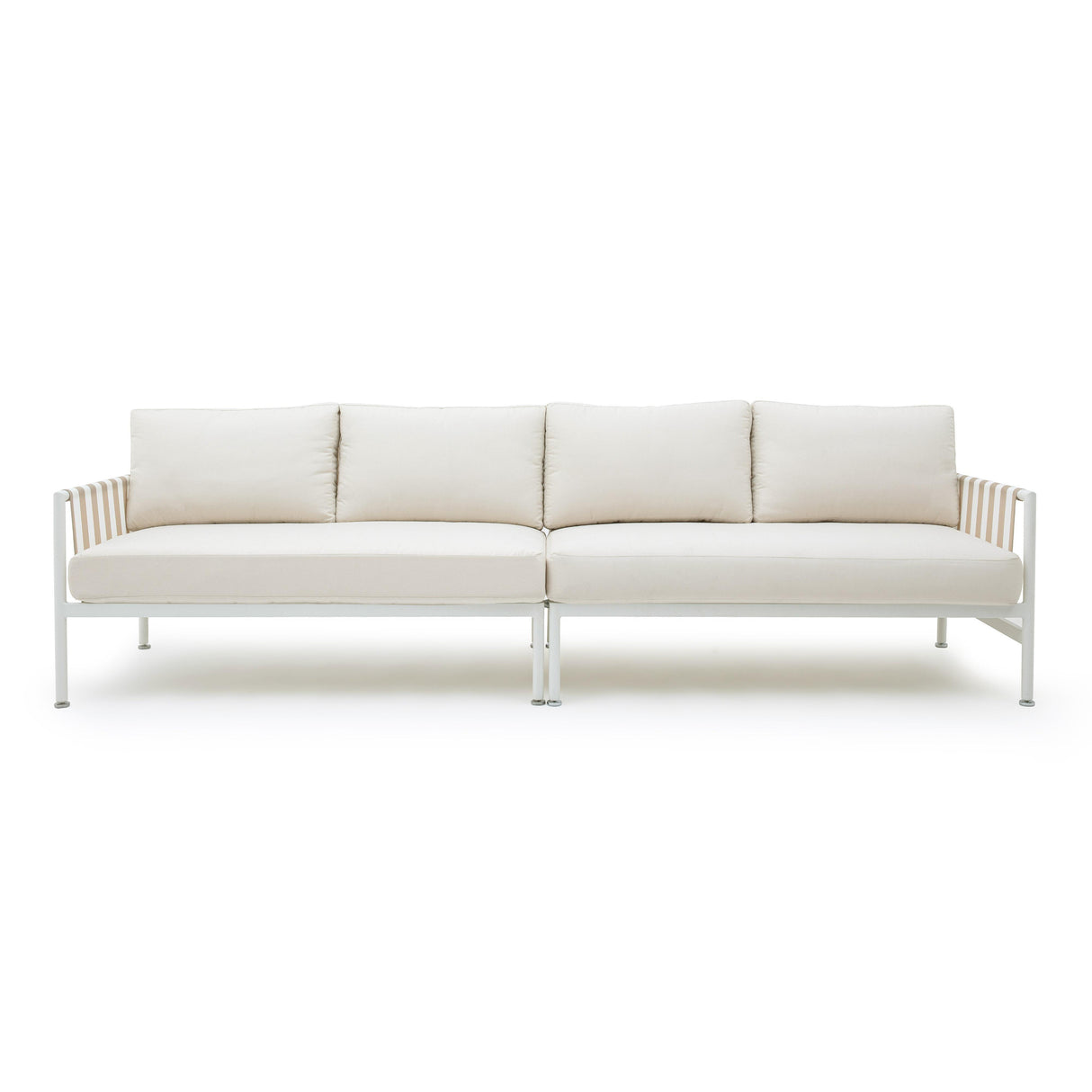 TOV Dunes Cream Outdoor 110" Sofa