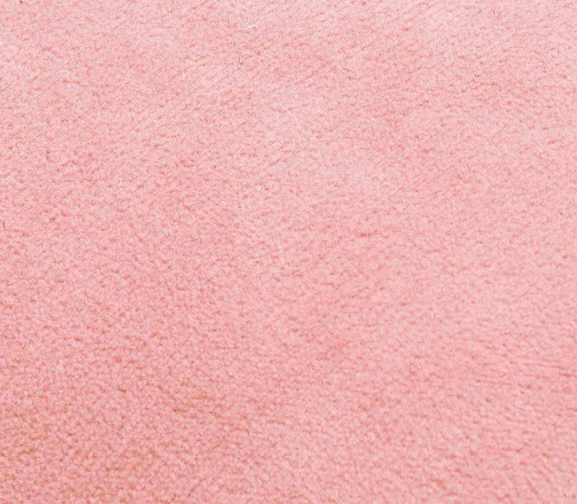 TOV Bounce Rose Pink Ruched Velvet Adjustable Ottoman