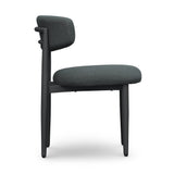 TOV Annika Black Textured Outdoor Dining Side Chair