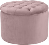 TOV Queen Mauve Velvet Storage Ottoman
