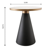 TOV Richard Marble Side Table
