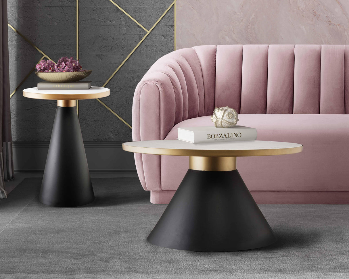 TOV Richard Marble Side Table