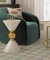 TOV Balhi White Side Table