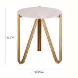 TOV Aya Marble Side Table