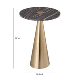 TOV Addyson Marble Side Table
