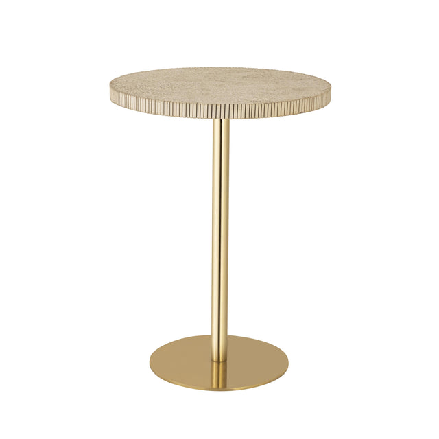 TOV Fiona Gold Stone Side Table