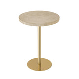 TOV Fiona Gold Stone Side Table