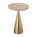 TOV Celeste Ribbed Side Table