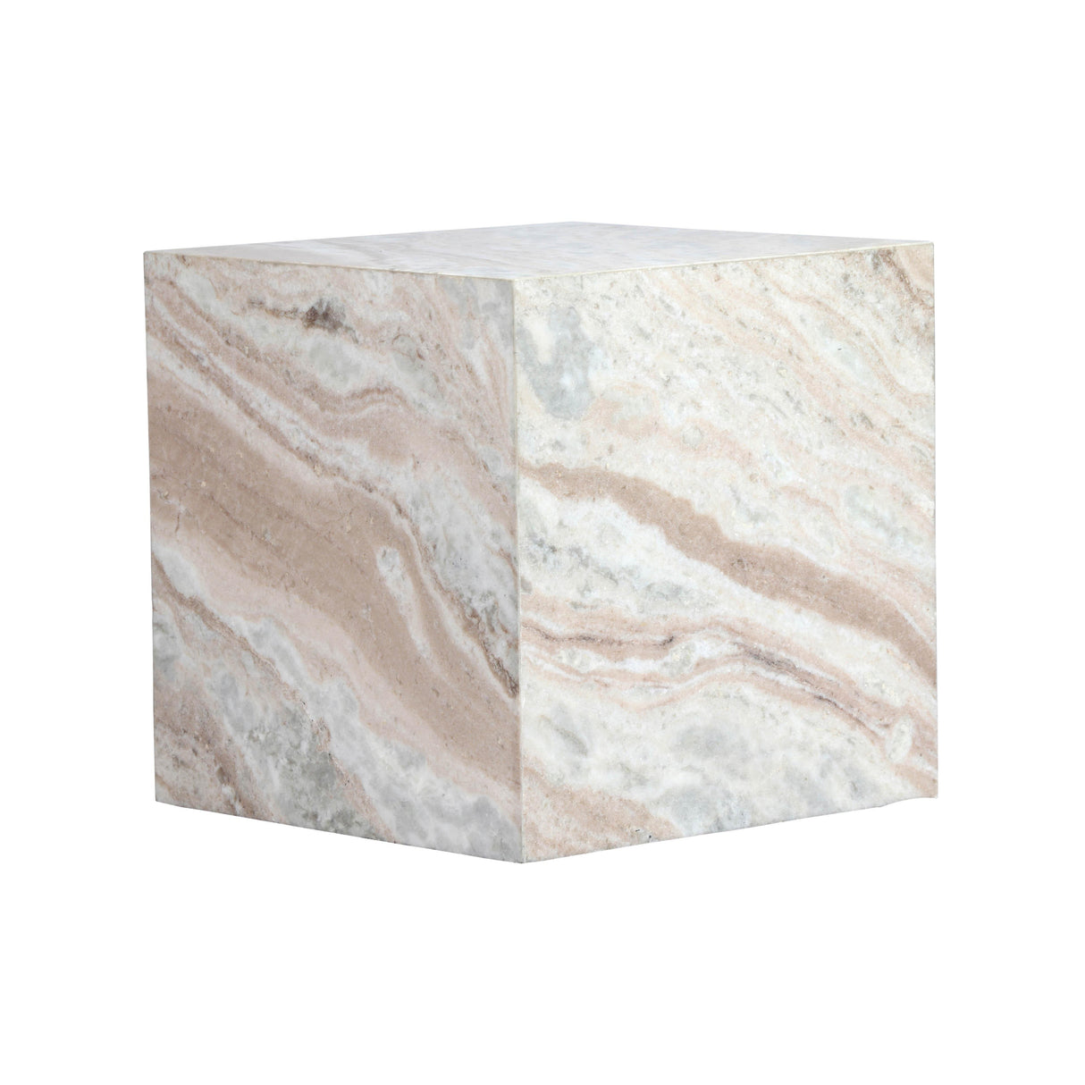 TOV Keira Marble Side Table