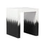 TOV Matra Black and White End Table