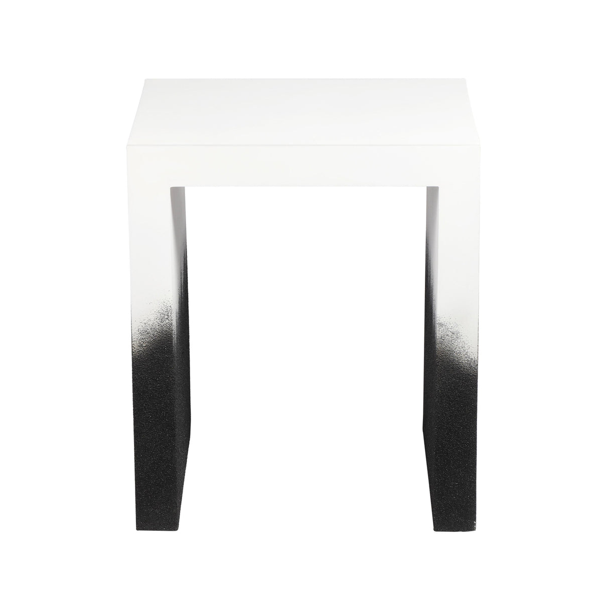 TOV Matra Black and White End Table
