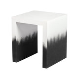 TOV Matra Black and White End Table