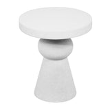 TOV Lupita White Side Table