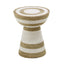 TOV Wren Striped Side Table