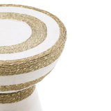 TOV Wren Striped Side Table