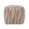 TOV Ember Woven Pouf