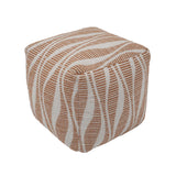 TOV Ember Woven Pouf