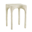TOV Skully Cream Textured Side Table