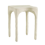 TOV Skully Cream Textured Side Table
