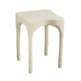 TOV Skully Cream Textured Side Table