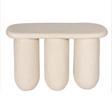 TOV Rahul Cream Console Table