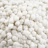 TOV Cathy Cream Woven Pouf