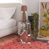 TOV Forma Chrome Side Table