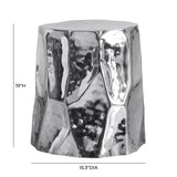 TOV Forma Chrome Side Table