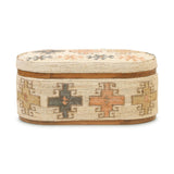 TOV Olivier Cotton Oval Storage Ottoman
