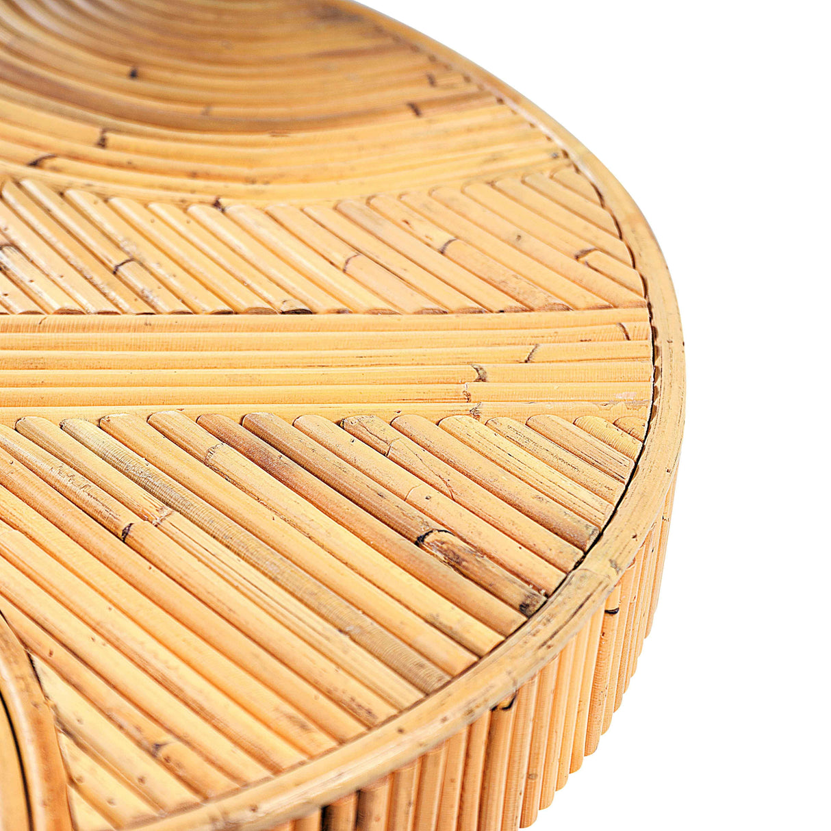 TOV Acadia Rattan Side Table