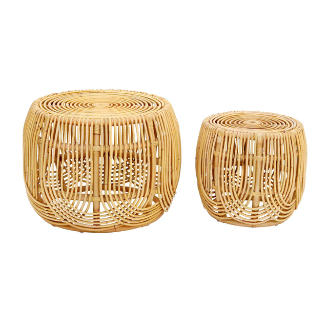 TOV Azrina Rattan Nesting Tables